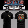 Simple Plan Merch The Bigger Than You Think Tour 2026 T-Shirt Floral Heart Shirt Band Fan Gifts - Merchluma