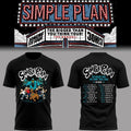 Simple Plan Scooby-Doo Crossover Tour Dates T-Shirt The Bigger Than You Think Tour 2026 Merch - Merchluma