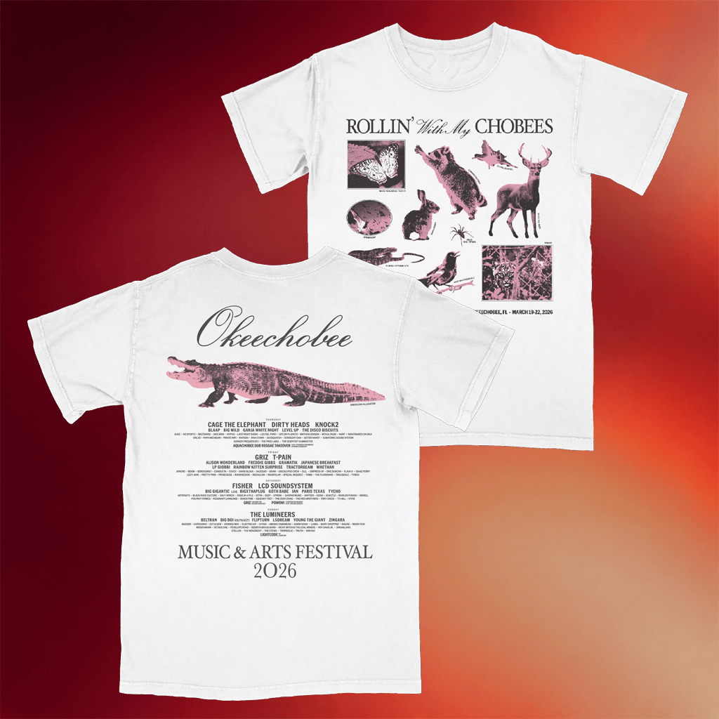 Okeechobee Fest Merch 2026 Rollin With My Chobees T-Shirt Music And Arts Festival 2026 Shirt - Merchluma