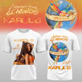 Karol G Nos Vamos De Tour 2026 T-Shirt White Karol G Merch Present For Music Lovers - Merchluma