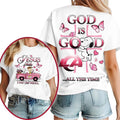Los Angeles Rams Snoopy Jesus Take The Wheel God Is Good Shirt LA Rams Merch Religious Gifts - Merchluma