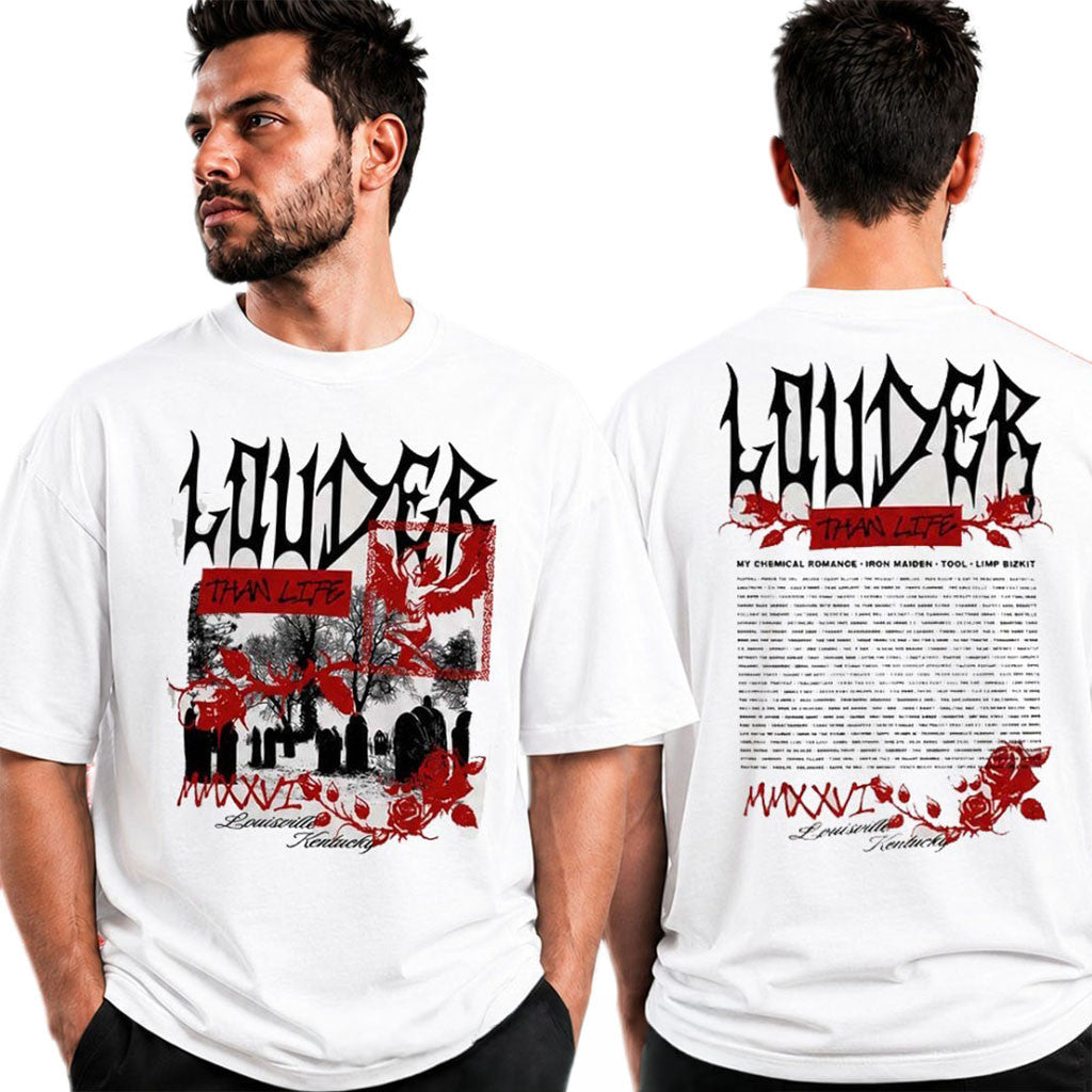 Louder Than Life Festival 2026 Merch Deadly Roses T-Shirt Unique Gifts For Music Lovers - Merchluma
