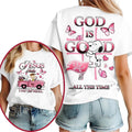 Tampa Bay Buccaneers Snoopy Jesus Take The Wheel God Is Good Shirt Buccaneers Merch Gifts - Merchluma