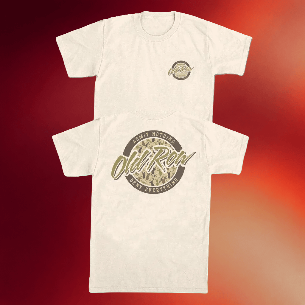 Old Row Merch Deer Camo Circle Logo T-Shirt Birthday Gift Ideas For Son - Merchluma