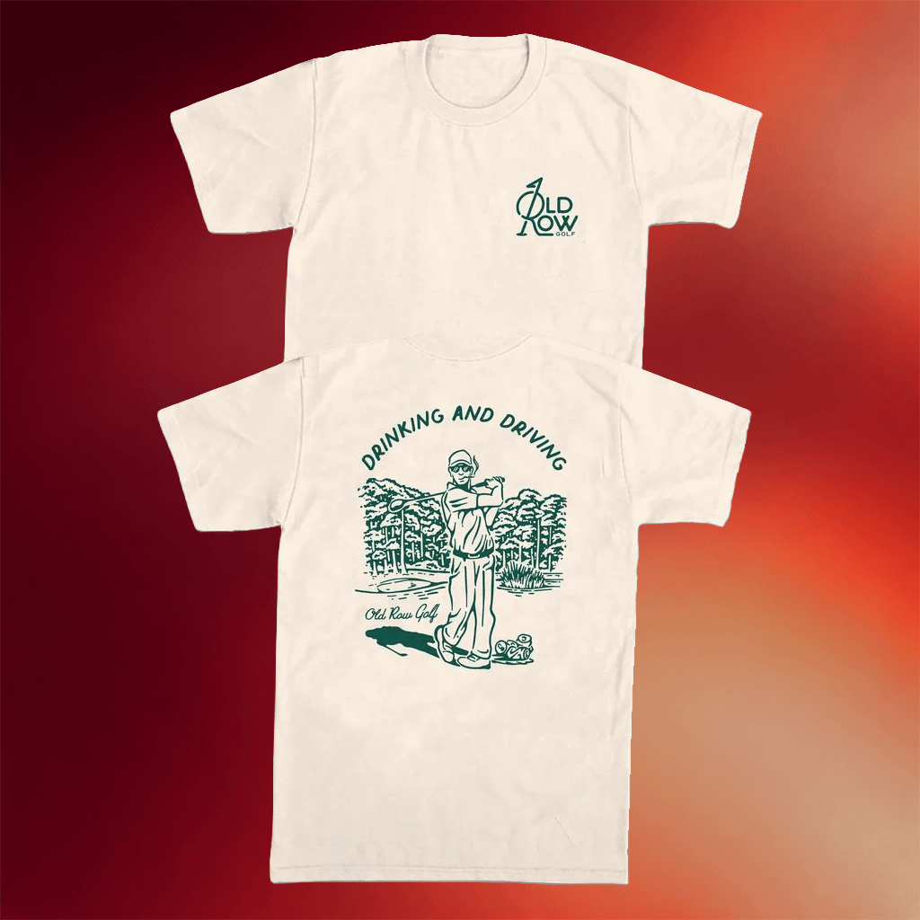 Old Row Merch Drinking And Driving 2 0 T-Shirt Best Gifts For Golfers - Merchluma