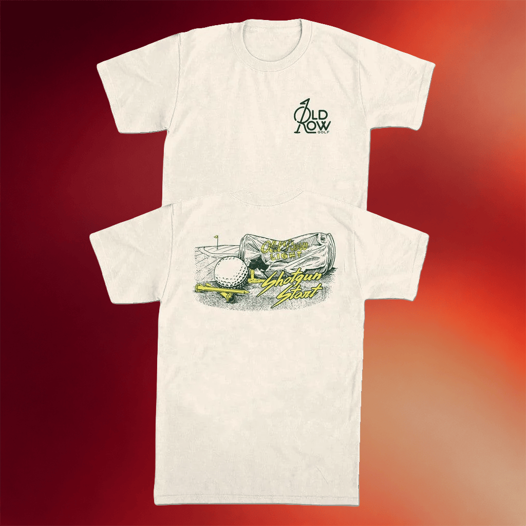 Old Row Merch Old Row Golf Shotgun Start T-Shirt Birthday Presents For Golfers - Merchluma