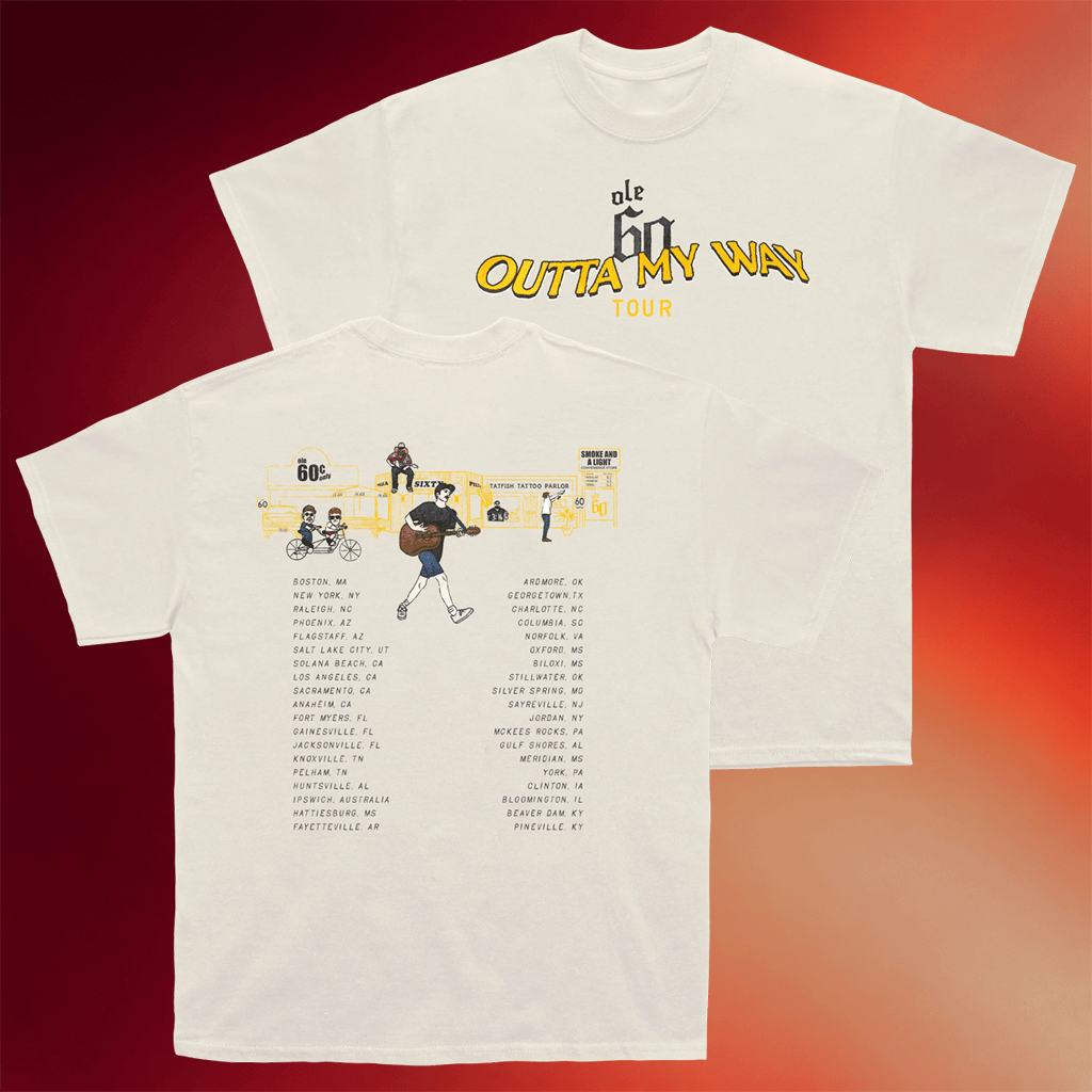 Ole 60 Merch Outta My Way Tour 2025 T-Shirt Gift Ideas For Music Lovers - Merchluma
