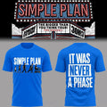Simple Plan Merch The Bigger Than You Think Tour 2026 T-Shirt It Was Never A Phase Shirt Gifts - Merchluma