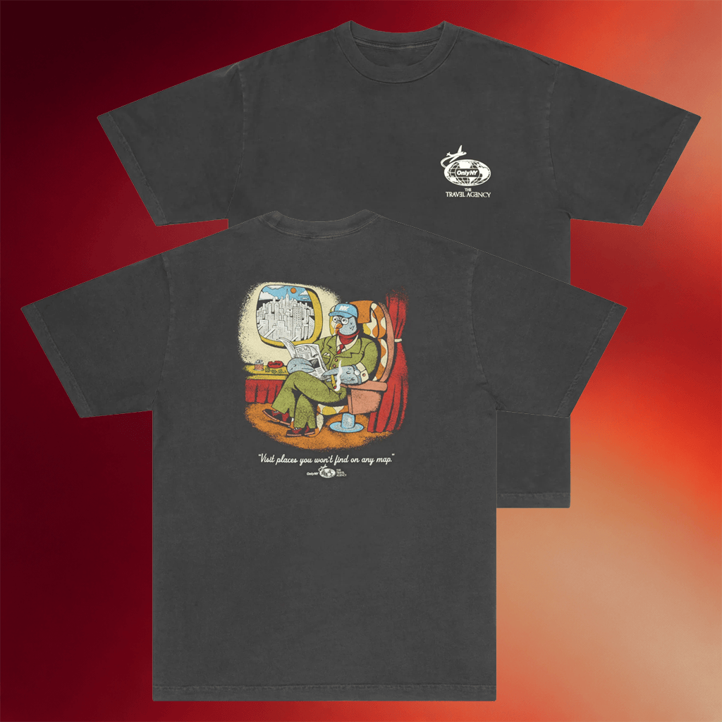Onlyny Merch 2026 Only NY x The Travel Agency Mile High Flyer T-Shirt Gifts For Friends - Merchluma