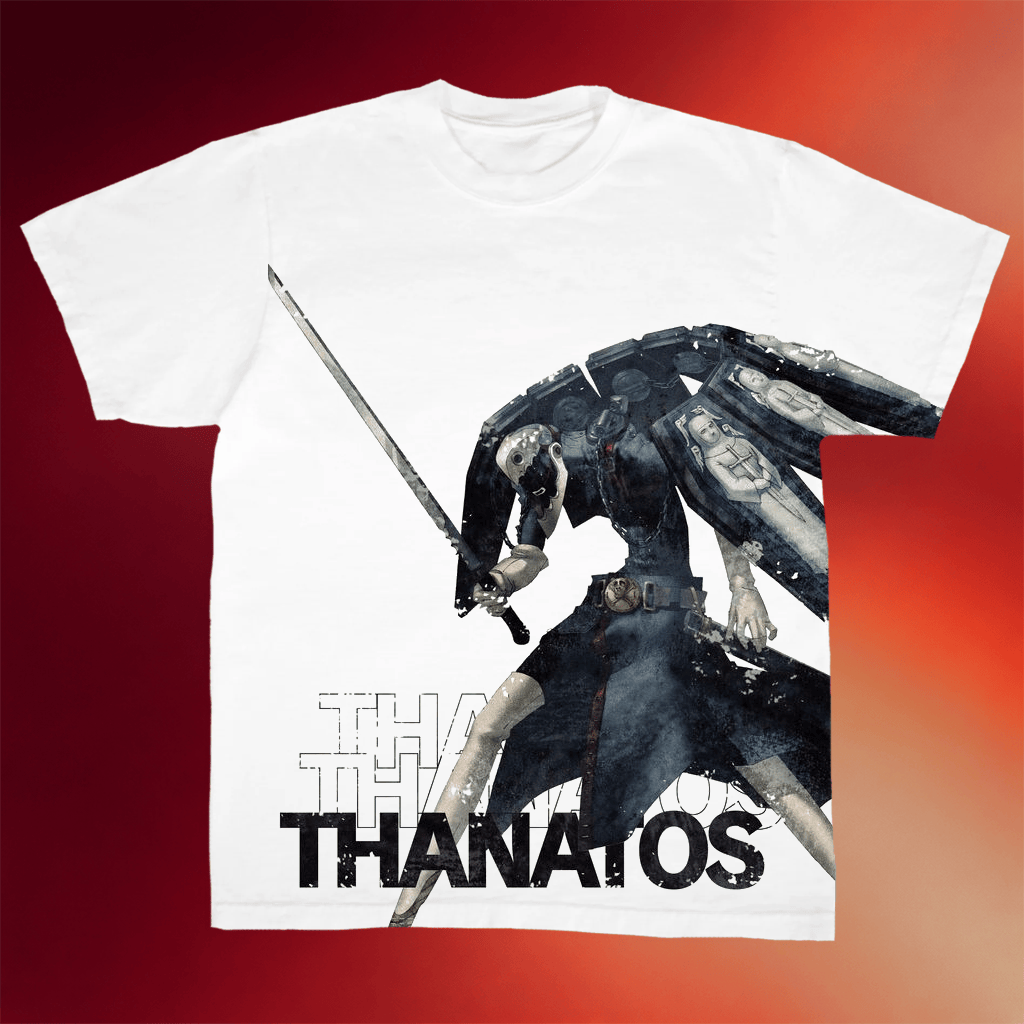 Persona 30Th Anniversary Merch Thanatos T-Shirt Gifts For Video Game Lovers - Merchluma