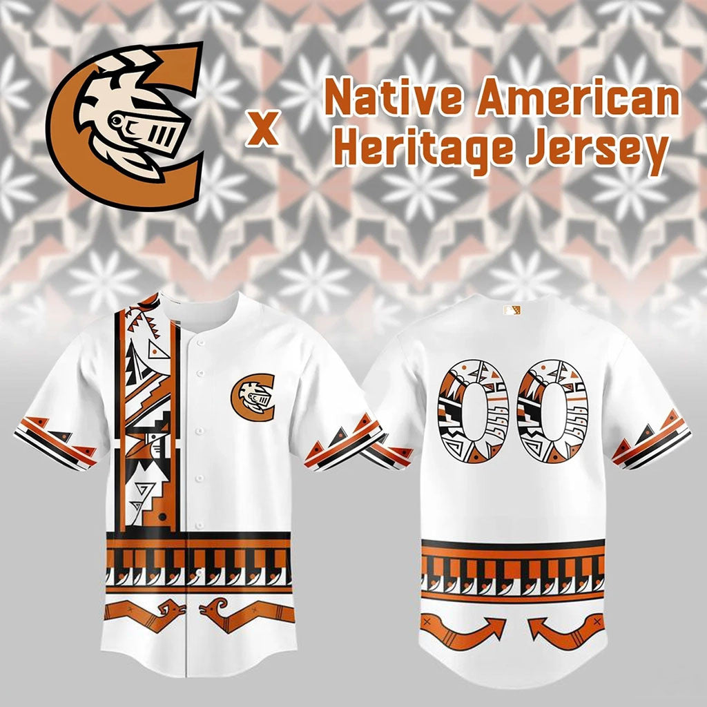 Personalized Charlotte Knights Native American Heritage Night Jersey Charlotte Knights Merch - Merchluma