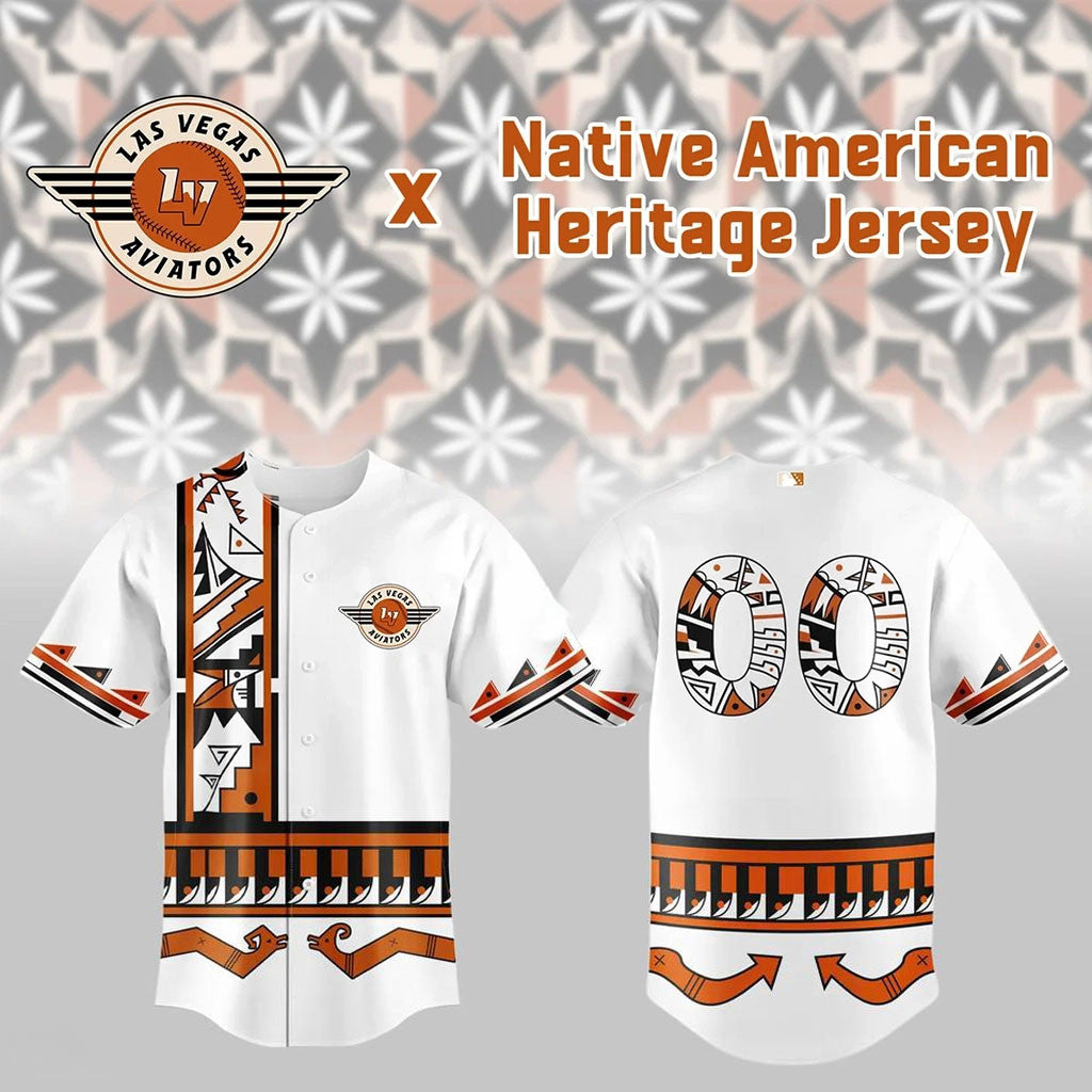 Personalized Las Vegas Aviators Native American Heritage Night Jersey LV Aviators Merch 2026 - Merchluma