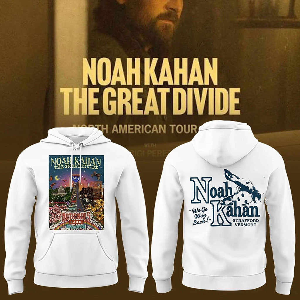 Noah Kahan The Great Divide Tour At Nationals Park Hoodie 2026 Noah Kahan Merch Gift For Fans - Merchluma