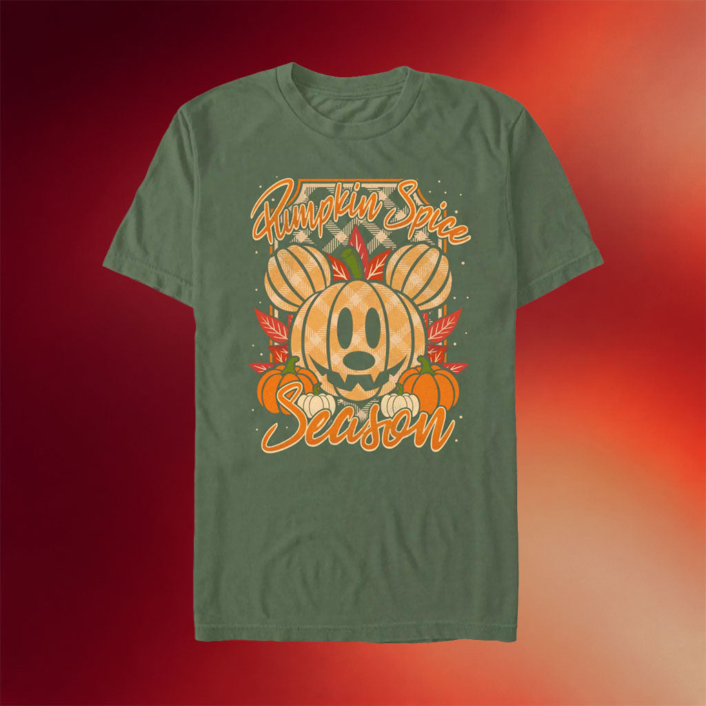 D Halloween Merch 2026 Mickey Mouse Pumpkin Spice Season T-Shirt Cute Halloween Gifts - Merchluma