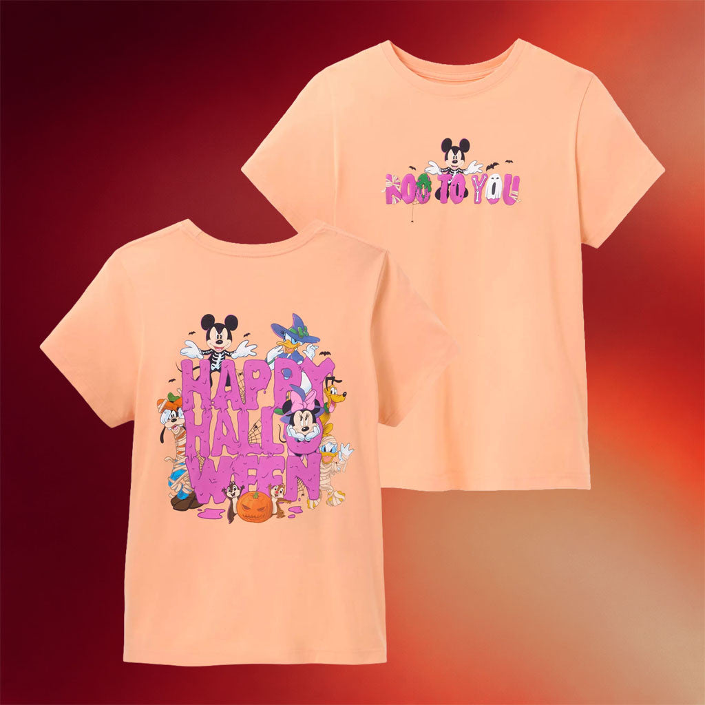 D Halloween Merch 2026 Mickey Mouse And Friends Boo To You T-Shirt Halloween Gift Ideas - Merchluma