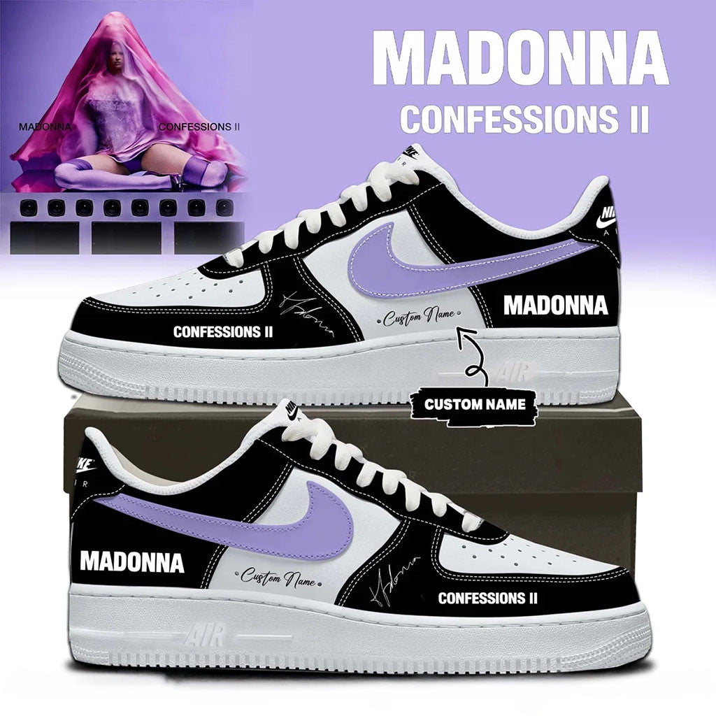 Personalized Madonna Confessions II Sneakers 2026 Madonna Merch Best Gifts For Music Lover - Merchluma