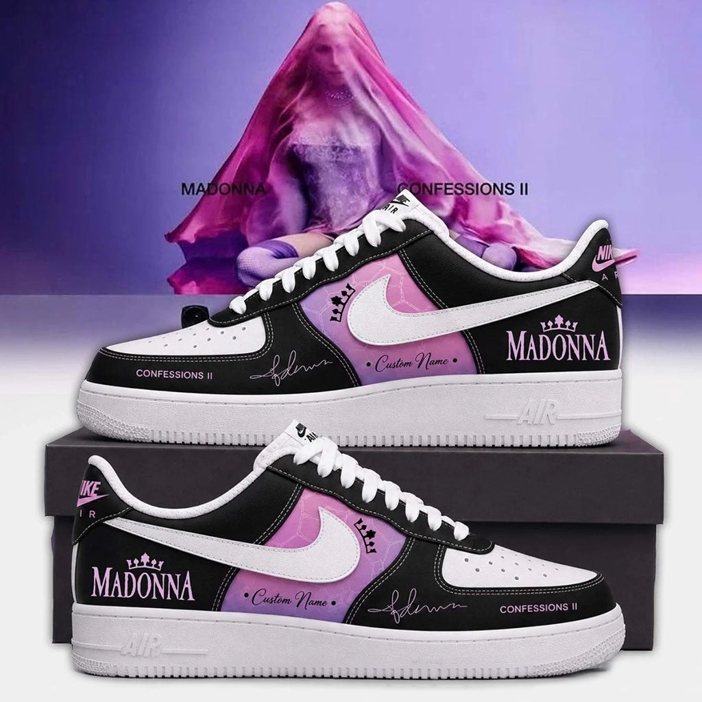 Personalized Madonna Confessions II Sneakers 2026 Madonna Merch Music Fan Shoes Gift Ideas - Merchluma