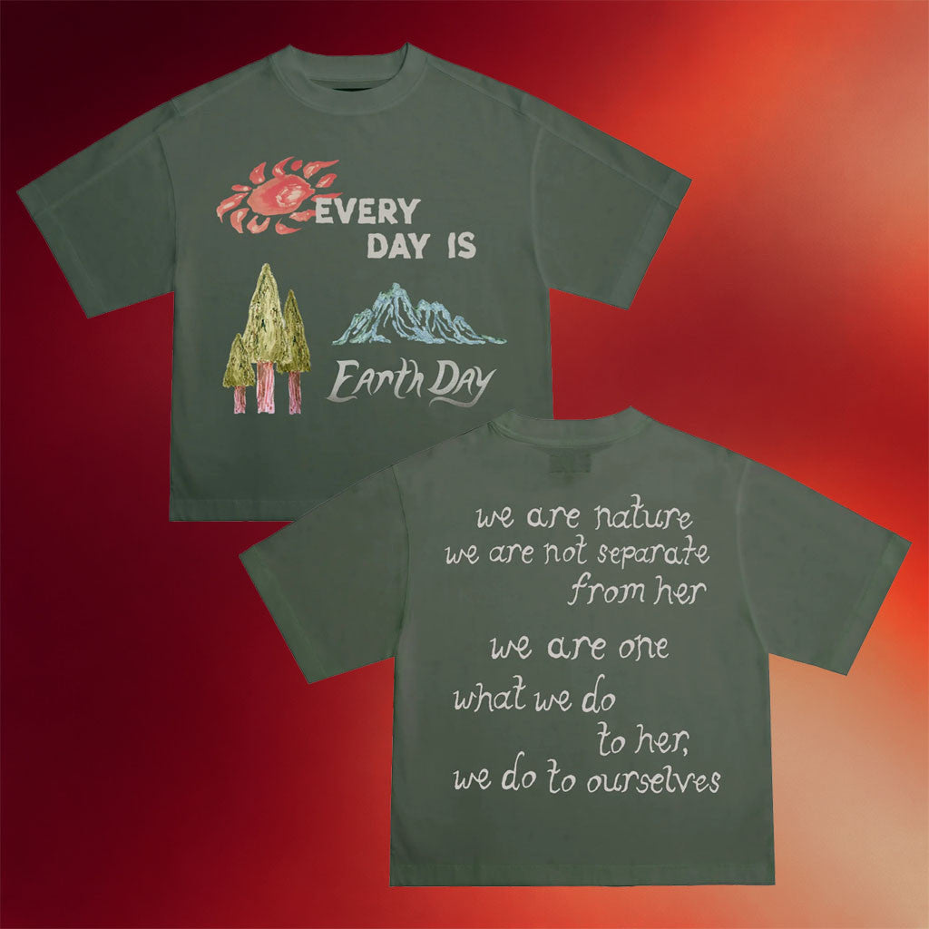 Drew Afualo Merch 2026 Every Day Is Earth Day T-Shirt Gift For Nature Lovers - Merchluma
