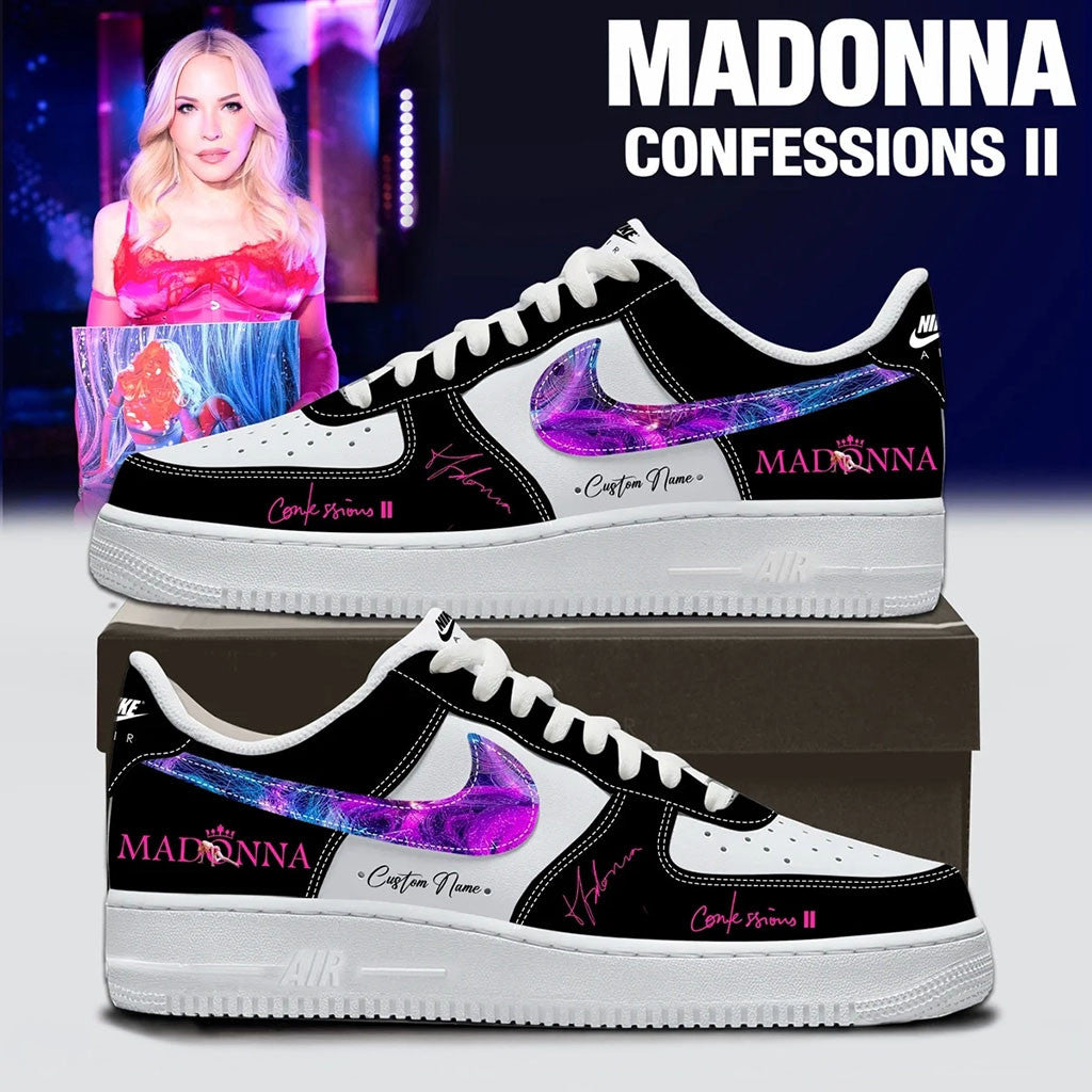 Personalized Madonna Confessions II Sneakers 2026 Madonna Merch Unique Gifts For Music Lover - Merchluma