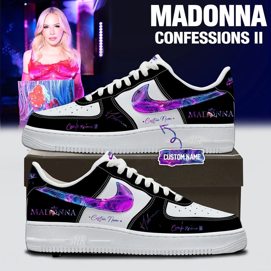 Personalized Madonna Confessions II Sneakers 2026 Music Fan Shoes Madonna Merch Useful Gifts - Merchluma