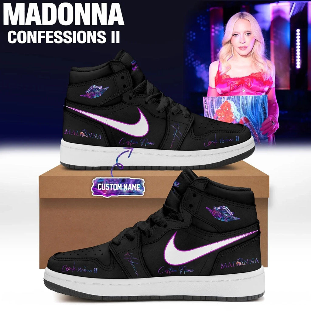 Personalized Madonna Confessions II Shoes Sneakers 2026 Madonna Merch Gift For Besties - Merchluma