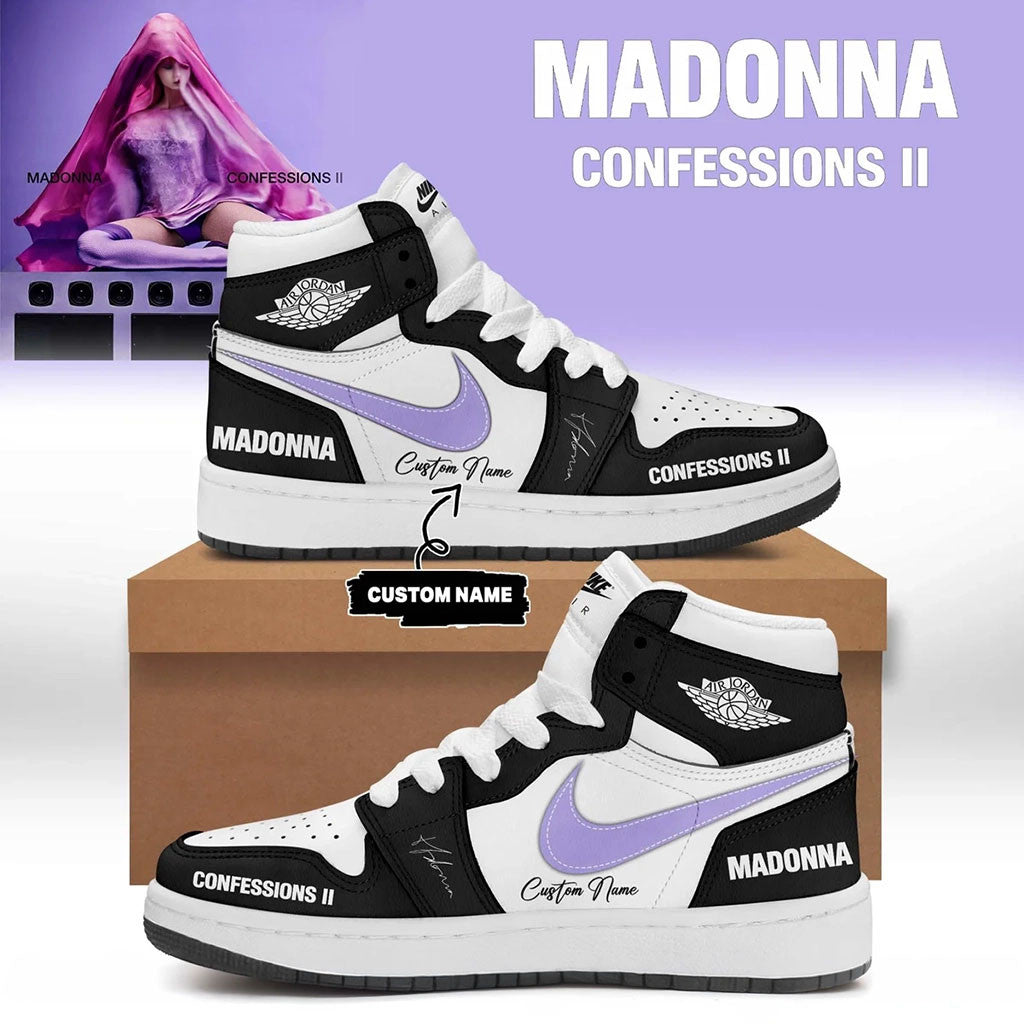 Personalized Madonna Confessions II Sneakers 2026 Madonna Merch Gifts For Music Fans - Merchluma