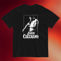 John Coltrane Merch 2026 Posterized Photo T-Shirt Black Cool Gifts For Music Lovers - Merchluma