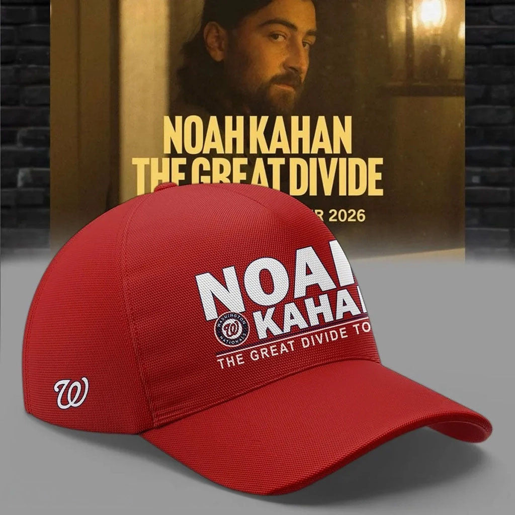 Noah Kahan X Washington Nationals The Great Divide Tour 2026 Hat Noah Kahan Merch Fan Gifts - Merchluma