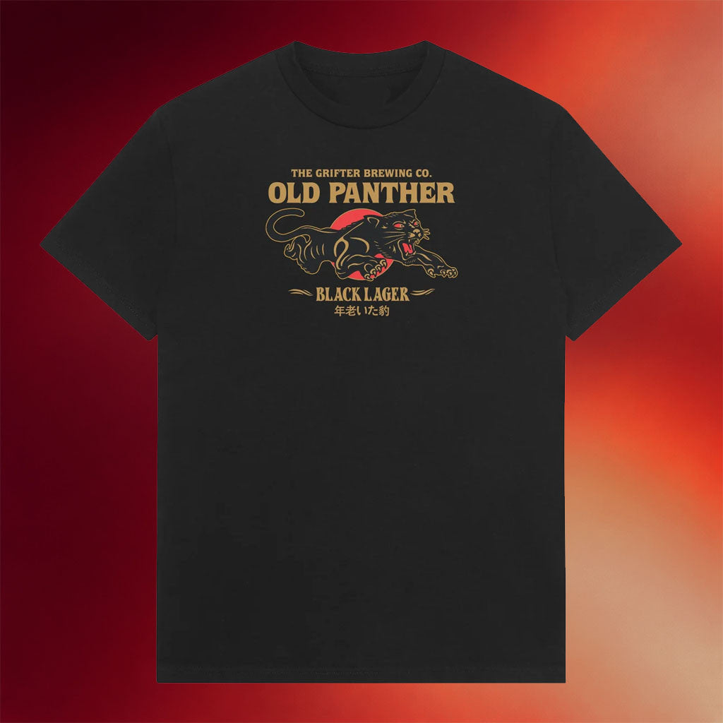 The Grifter Brewing Co Merch 2026 Old Panther T-Shirt Black Lager Shirt Gift For Beer Lovers - Merchluma