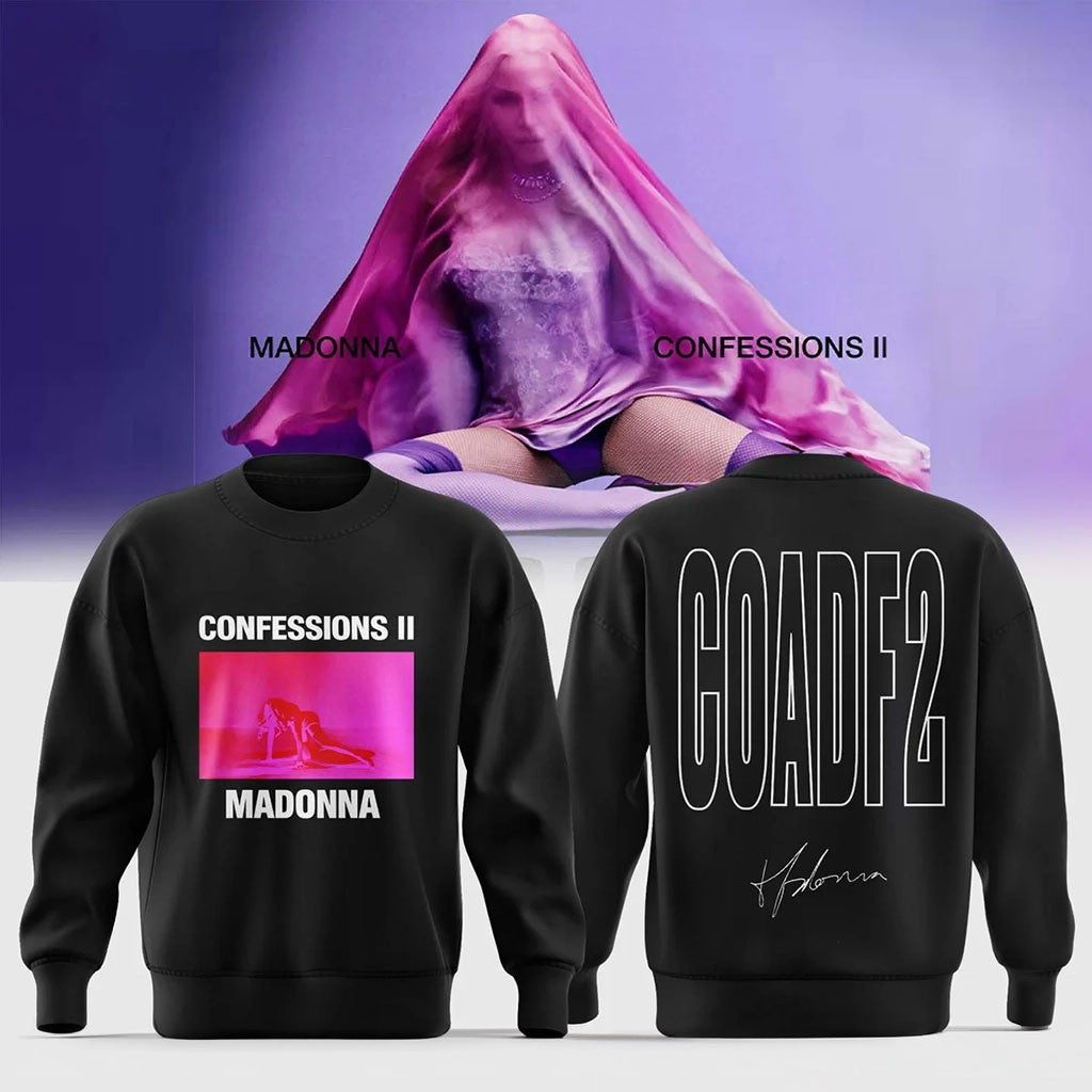 Madonna Confessions II Sweatshirt COADF2 Sweatshirt Madonna Merch 2026 Gift For Music Fans - Merchluma