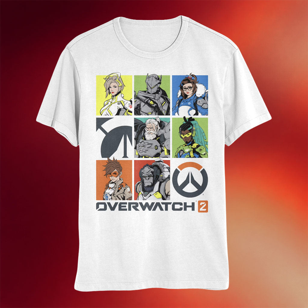 Overwatch Merch 2026 Overwatch Video Game Characters T-Shirt White Gift For Gamers - Merchluma