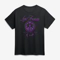 Los Angeles Sparks Merch 2026 Sparks Logo Athletic In Motion T-Shirt Black Basketball Fan Gear - Merchluma