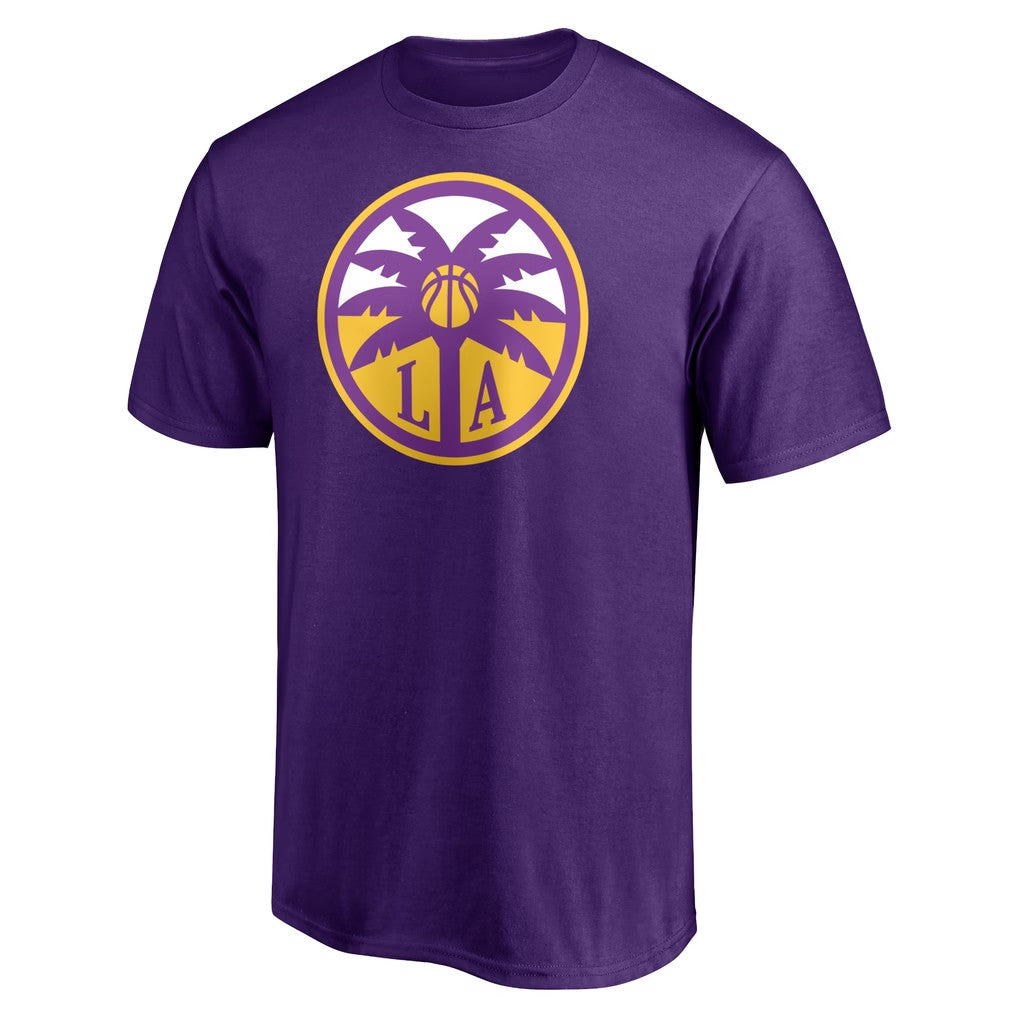 Los Angeles Sparks Merch 2026 LA Sparks Primary Logo T-Shirt Purple Gifts For Basketball Fan - Merchluma