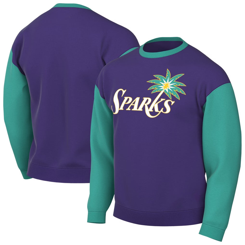 Los Angeles Sparks Merch 2026 LA Sparks Throwback Sweatshirt Basketball Enthusiast Gifts - Merchluma