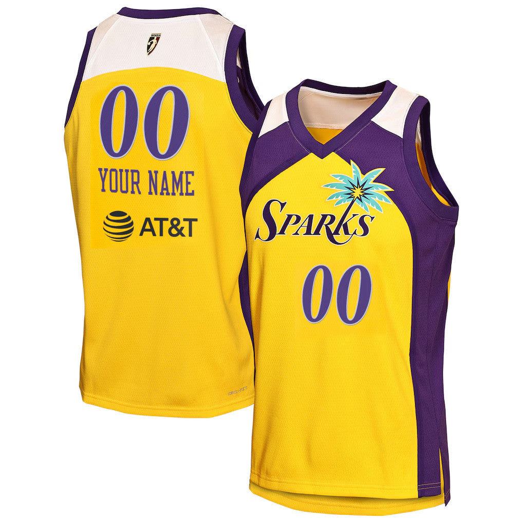 Personalized Los Angeles Sparks Merch 2026 Sparks Victory Jersey Court Origins Jersey Fan Gear - Merchluma