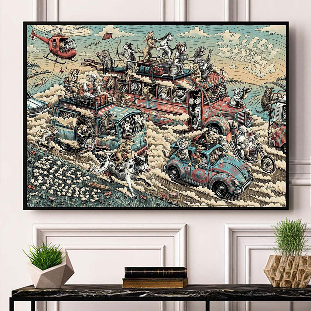 Billy Strings Merch Bethel New York 2026 Night 1 And 2 Combined Event Landscape Poster - Merchluma