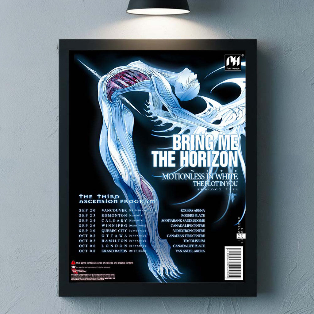 Bring Me The Horizon Merch The Third Ascension Program 2026 North America Sept And Oct Poster - Merchluma