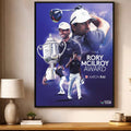 Congrats Aaron Rai Wins Rory McIlroy Award 2026 Poster Aaron Rai Merch Wall Art Decor For Fans - Merchluma