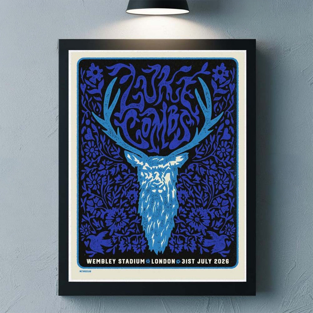 Luke Combs Merch London UK 2026 Night 1 Poster Wall Art Gift Ideas For Music Lovers - Merchluma