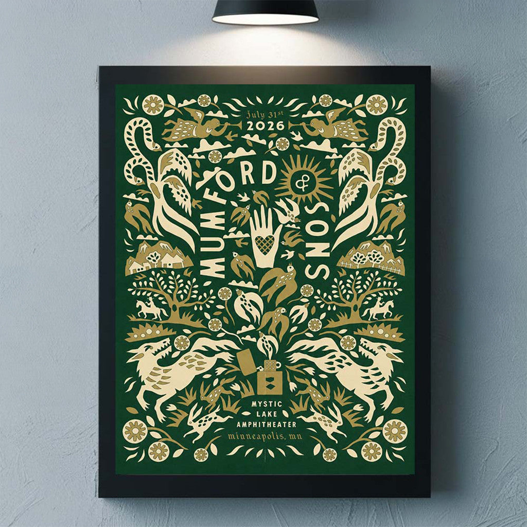 Mumford And Sons Minneapolis MN 2026 Poster Mumford And Sons Merch Rock Fan Gifts - Merchluma