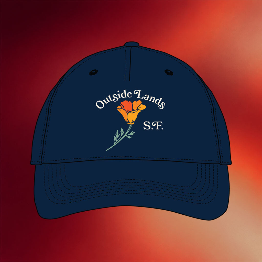 Outside Lands Merch 2026 Poppy Hat Outside Lands SF Hat Music Festival Merch Gift For Fans - Merchluma