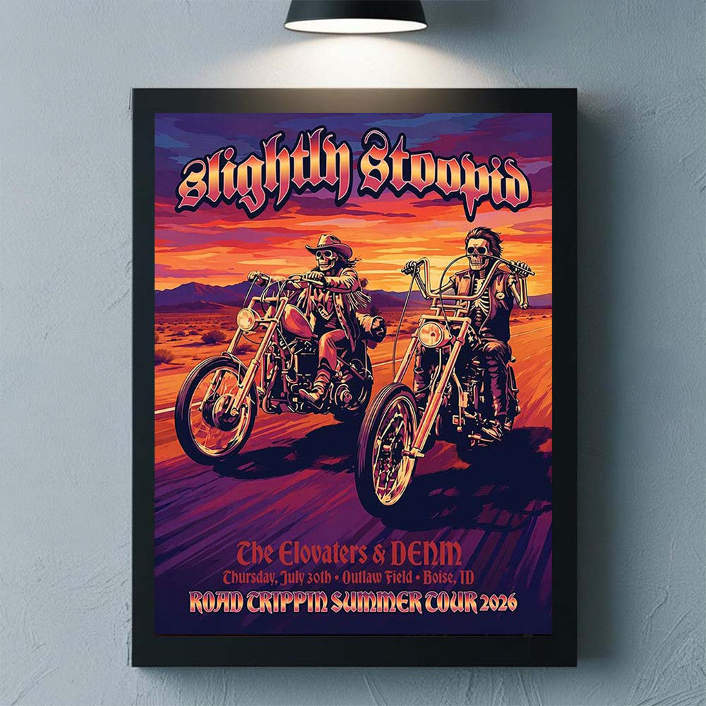 Slightly Stoopid Boise ID 2026 Event Poster Slightly Stoopid Merch Gifts For Rock Fan - Merchluma