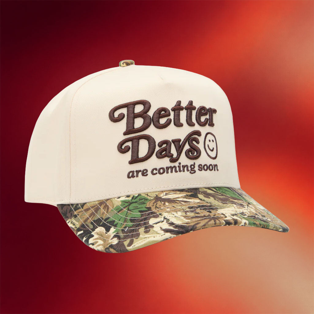 Happiness Project Merch 2026 Better Days Are Coming Soon Hat Embroidered Motivational Merch - Merchluma