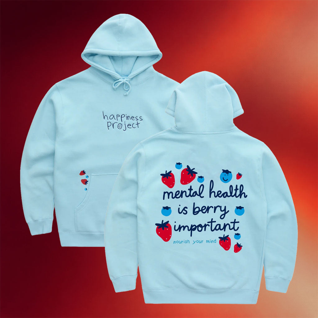 Happiness Project Merch 2026 Berry Important Hoodie Mental Health Awareness Clothing - Merchluma
