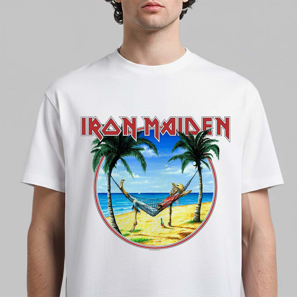 Iron Maiden Merch Summer 2026 Collection Eddie Off Tour At The Beach T-Shirt Gift For Fan - Merchluma