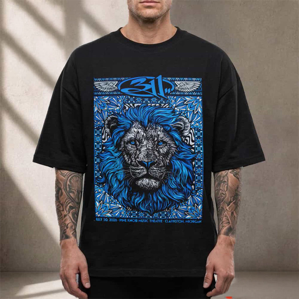 311 Band Clarkston Michigan Event T-Shirt 311 Merch Music Lover Gifts For Him - Merchluma