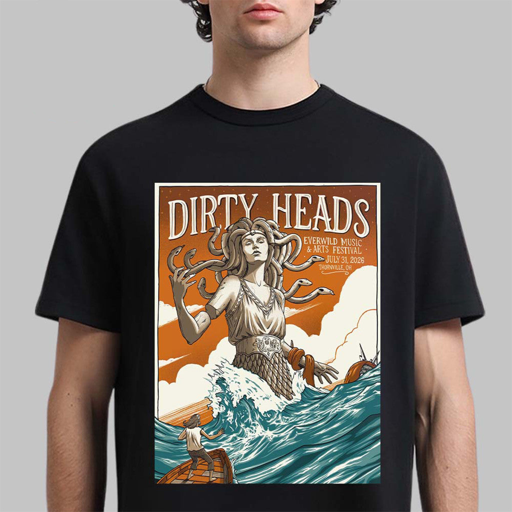 Dirty Heads Thornville Ohio 2026 Festival Shirt Everwild Music And Arts T-Shirt Dirty Heads Merch - Merchluma