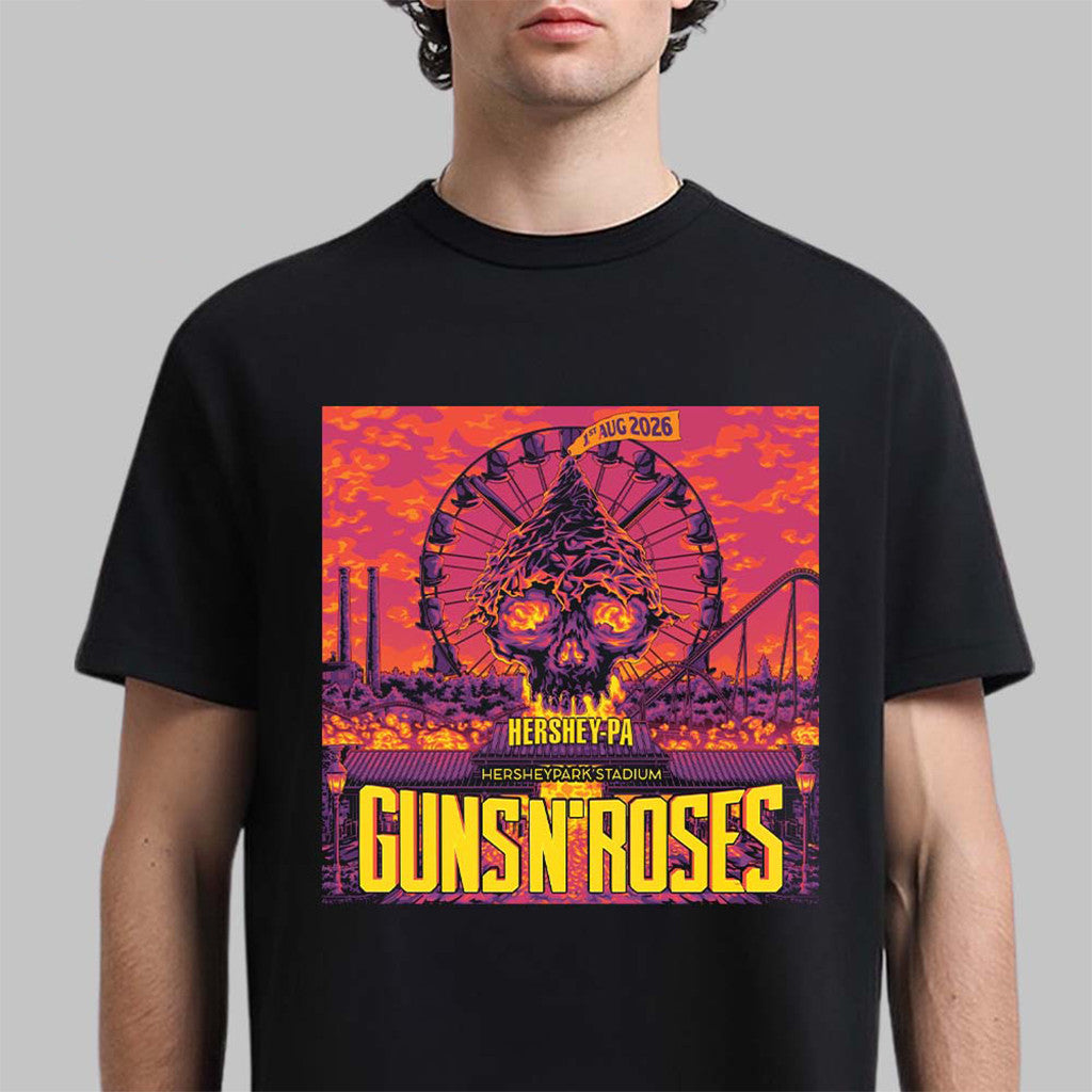 Guns N Roses Merch Hershey PA 2026 Event Shirt Presents For Music Lovers - Merchluma