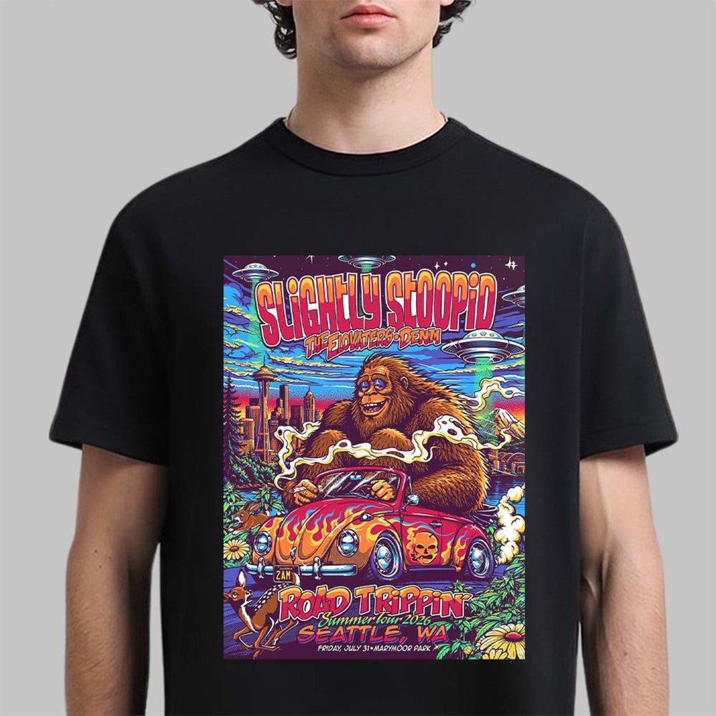 Slightly Stoopid Seattle Washington 2026 Event T-Shirt Slightly Stoopid Merch Fans Gifts - Merchluma