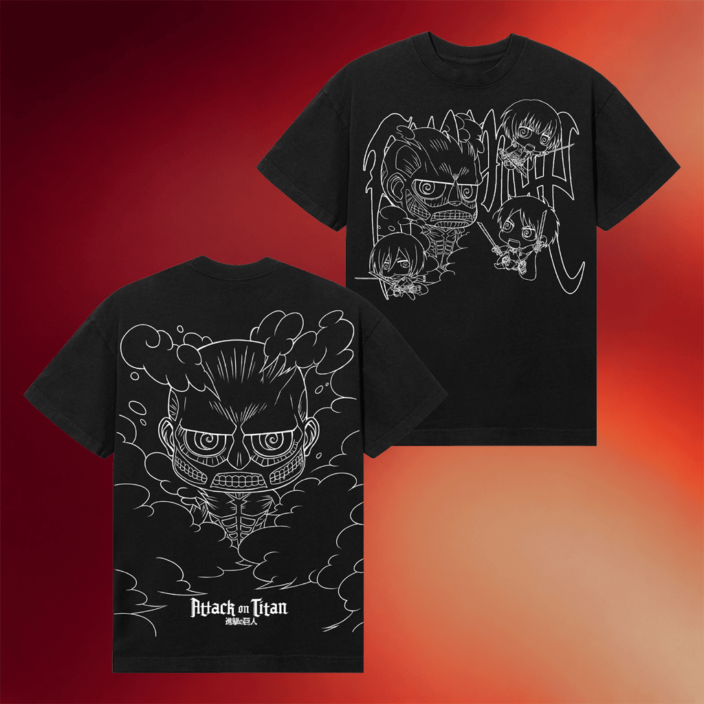 Revenge Merch 2026 Titan Arch Logo T-Shirt Black Best Gifts For Manga Lovers - Merchluma